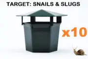 10 x Snail Slug Reusable Bait Station Eco Friendly Garden Pests Insects Trap