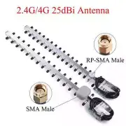 WiFi Antenna Outdoor Wireless Yagi Antenna For Booster Amplifier With Cable New