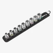 Wera 003973 Belt 4 Zyklop 3/8" Drive Socket Set - Metric