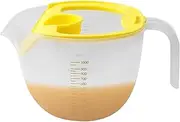 Egg Filter Cup - Measure Liquid Jug with Scale, Stainless Steel Egg Filter Cup, Food Grade High Capacity Egg Beater Bowl Baking Tool, Egg Whisking Bowl Measuring Cup