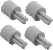 Robotic Vehicle Parts Pcs Wheel Connectors Motor Adapter for DIY Toy Car Building Cross Shaft Compatible Grey