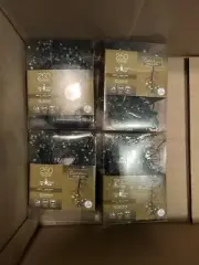 (4) Celebrations Gold LED Dot/Fairy Multicolored 250 String Christmas Lights 10'