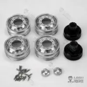 Rear Wheel Hub W-2052 LESU Metal for 1/14 DIY For TAMIYA Tractor Truck Car