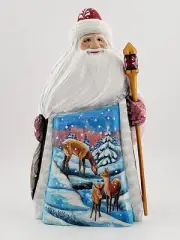 G.Debrekht Masterpiece Collection Deer Crossing Santa 8215947