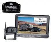 4Ucam HD 1080P Digital Wireless Backup Camera + 7" DVR Monitor Quad-View