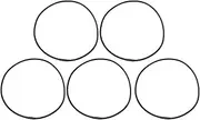 Mxfans 5 Pieces 52CM Perimeter Elastic Bands Black for Microphone Shock Mount