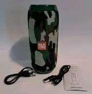 T&G 117 Bluetooth Portable Speaker Camo USB-C charging