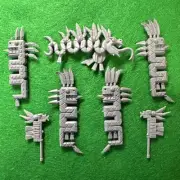 Warhammer Lizardmen Saurus Standard Icon Bit Bundle Seraphon Games Workshop