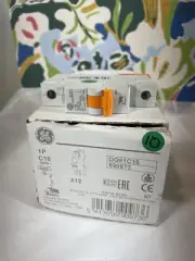 QTY 12 GE General Electric 1P C16 6000 6kA 240V Circuit Breakers DG61C16 690973