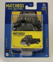 MATCHBOX - COLLECTORS 2024 - 1953 FORD COE BLACK MOONEYES 18/20 Metal True Grip