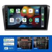 Aerpro AMAMZ6 9" Wireless Apple Carplay Android Auto Head Unit fits Mazda 3 2004