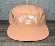 Men’s Billabong Curtis Nylon Water Sports Adjustable Strapback Orange Hat OSFM