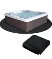 12ft 144inch Round Pool Mat For Above Ground Inflatable Swimming Pool And Spa