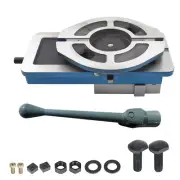 6" Milling Machine Lockdown Vise Swiveling Base Bench With 360 Swiveling Base