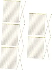 KALLORY Sets Diy Wooden Flag Pole Set Mini Flagpole Small Flags Sticks for Party Decorations Patriotic Display Pcs