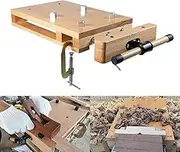 lehom Smart Workstation Pro Vise Top Woodworking Vise for Workbench with Quick Release Hard Wood Portable Workbench with Superior Clamping Bench Vise Wood Working Tools
