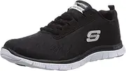Skechers Flex Appeal Clever Style Women's Trainers, Black, 9 US