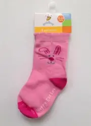 NWT BUNNY SOCKS Size Infant Baby 12 - 24 Months ~ Goldbug