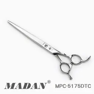 MADAN專業寵物美容剪刀日本纯手工7.5寸粗細修右手直剪MPC-5175DTC