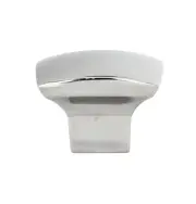 25x Zen Dynasty Square Style Nickel Cabinet Drawer Knob, 1-7/32" (31mm) K341831N