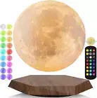 Levitating Moon Lamp, Floating and Magnetic Moon Lamp 3D Printing Moon Light wit