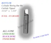 ROTTLER CYLINDER BORING BAR TOOL BIT/CUTTER 11/32" x 1.3/4" CARBIDE TIPPED BOXED