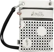 [Anekke] Alma Mini Shoulder Bag, 2 Compartments, Practical and Versatile Design, Adjustable Handle and Waist Bag, Size: 15 x 23 x 2 cm, Accessories for Women, Multi-Colour, multicoloured