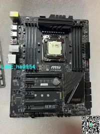 在飛比找露天拍賣優惠-【小楊嚴選】微星 X99A SLI PLUS DDR4 八內