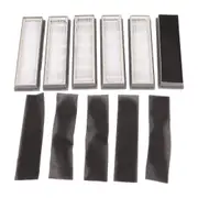 6Pcs Filters Sponges Set Compatible Ecovacs Deebot Ozmo Vacuum Cleaner Parts