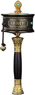 Hand Cranking Buddhist Prayer Wheel Buddhist Prayer Wheel Hand Held Prayer Wheel Tibetan Prayer Buddhist Prayer Wheel Rotating Prayer