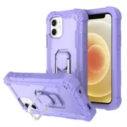MCC Stylish Shockproof iPhone 12 Case Cover Apple iPhone12 Heavy Duty [Purple+Purple]