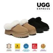 AUSTRALIAN SHEPHERD® UGG Slippers Sheepskin Wool Ankle Chunky Platform Murray