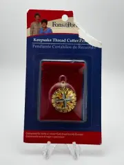 NEW - Fons & Porter Keepsake Thread Cutter - Pendant Wearable Gift Quilter