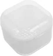 FOMIYES Diy Manicure Tool Cleaning Bowl Detachable Plastic Tray Nail Art Tweezer Cleaner Box for Salon Home