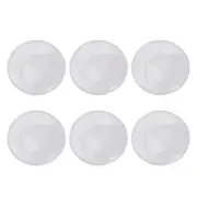 6 Pcs Crash Pad Furniture Bumpers Door Stopper Wall Protector Clear