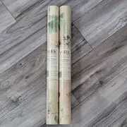 York Wallpaper Grapes Fruit Leaves Beige Prepasted LOT OF 2 Double Rolls SEALED