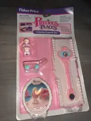Fisher Price Precious Places Mom at Work Set 5202/Rollerskating Sara/New