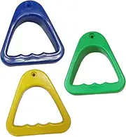 FUNOMOCYA 3Pcs Durable Handle Ring for Subway and Bus Lightweight Replacement Hand Ring for Cars Trashcans and Vehicles Bright Colors