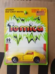 Tomica F21 - CHEVROLET CORVETTE [YELLOW] MINT VHTF AUSTRALIA BLISTER CARD JAPAN