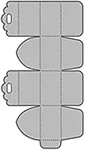 Silver Metal Cutting Dies Candy Gift Box Embossing Stencil Box Making Dies Punch Stencil for DIY Scrapbooking Paper Cards Art Craft Decor Die-Cuts Die-Cutting and Embossing Cutting Dies