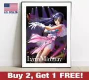 Macross Robotech Poster 18" x 24" Print Retro Classic Anime Art Lynn Minmay 1
