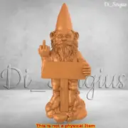 3D stl file relief GNOME for CNC router cnc machine milling