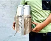 Medieval Crusader Helmet Fantasy Warrior Helmet SCA LARP Knight Helmet Halloween