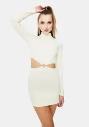 [Dream Bandits Australia] Luna Long Sleeve Cut Out Dress