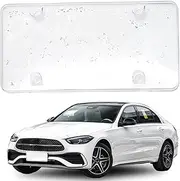 Car License Plate Frame,License Plate Frame,Plate Cover Unbreakable Transparent Car License Plate Frame | Waterproof US Frame Protector Dustproof Plate Holder for Car