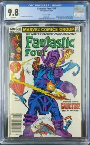 Fantastic Four 243 CGC 9.8 Newsstand Galactus John Byrne 1984 Iron Man Thor