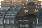 FAzuFlt 0.5m x20PCS 4K HDMI Cable, High Speed, 18Gbps, HDMI 2.0 Cable, 3D, eARC, Braided HDMI Cord for TV, Computer Etc
