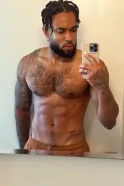 [G203] Male Model with Hunky Physique Posing for Art Photograph Glossy or Matte!