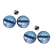 2x 3pc Ozocean Oz Ocean Neoprene Ball & Catch Kids Educational Toy Set 18cm 3+