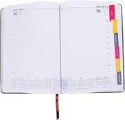 TOGEVAL 2025 Academic Planner Notebook Daily Writing Book for Weekly Monthly Planning for Students Simple Design